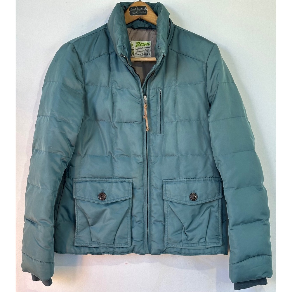 Eddie Bauer Yukon Quilted Down Puffer Jacket Coat Womens S Teal